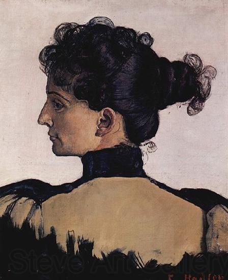 Ferdinand Hodler Portrat der Berthe Jacques, Frau des Kunstlers France oil painting art